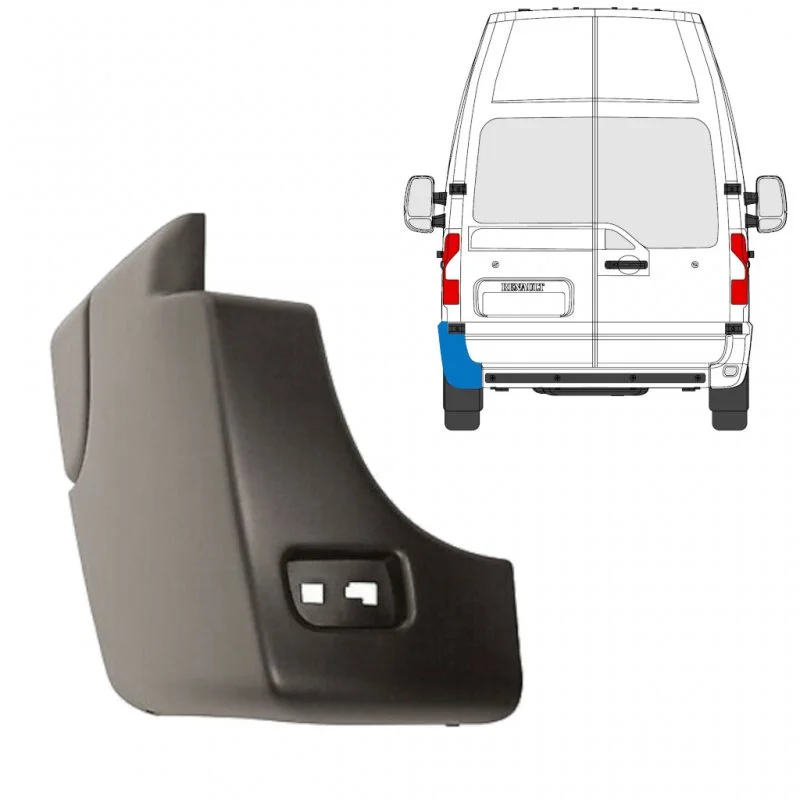 RENAULT Master III  Arka Tampon Sol Parça (FV) 2.3 DCI 2010- 851210001R