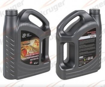 Kruger Motor Yağ 5W30 4LT Tam Sentetik API SN/CF