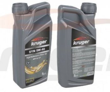Kruger Motor Yağ 5W40 1LT Tam Sentetik API SN/CF