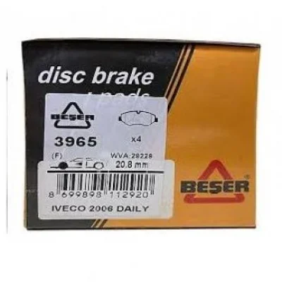 IVECO Daily Balata Takım  Fren Disk Ön 42561355 BEŞER 3965