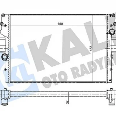 IVECO Daily Su Radyatörü Mekanik 2,3 / 3,0 (650*456*36mm) 504084141 KALE 356410