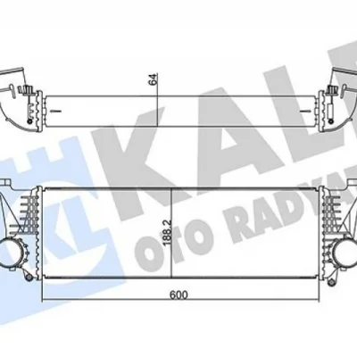 IVECO Daily Turbo Radyatörü INTERCOOLER 2.3 / 3.0  5802036825